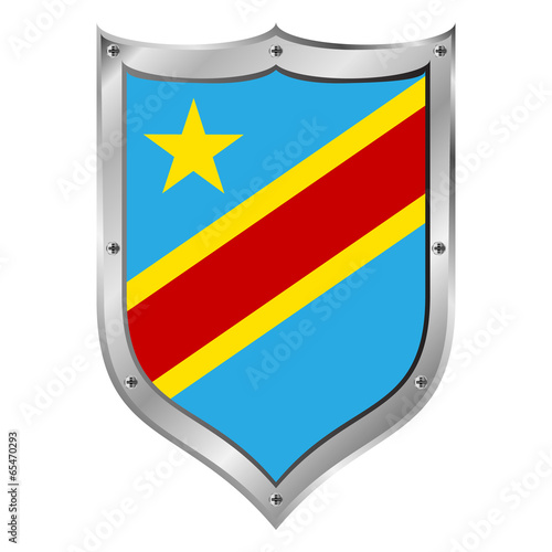 Free Download Democratic Republic of the Congo flag button - GFXLoad