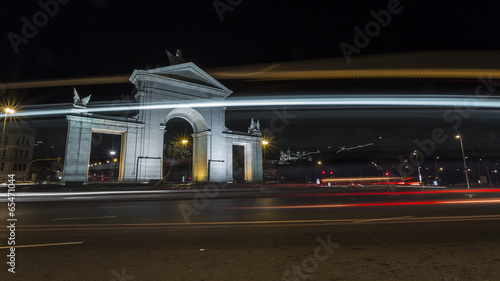 Obraz na płótnie Puerta de Principe Pio w salonie