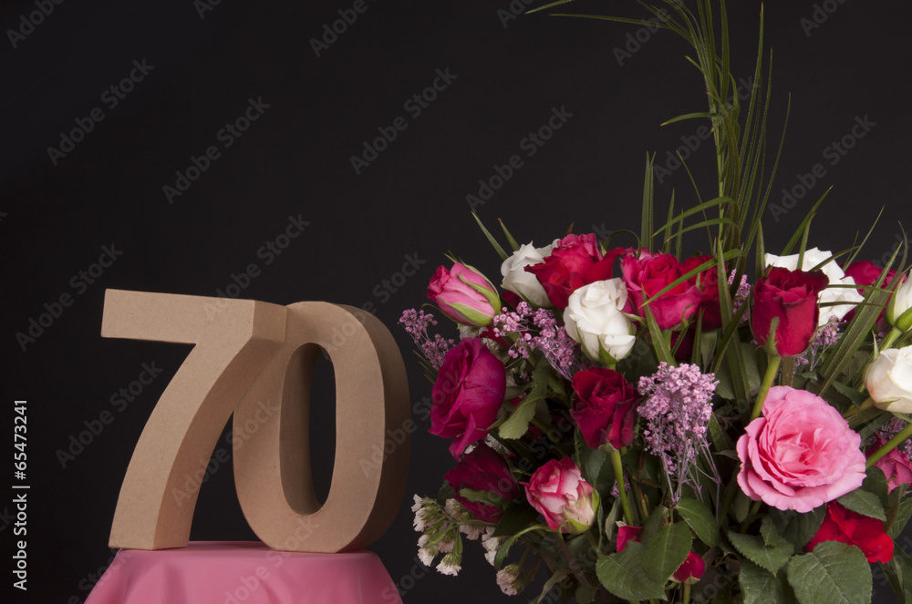 Happy birthday with roses