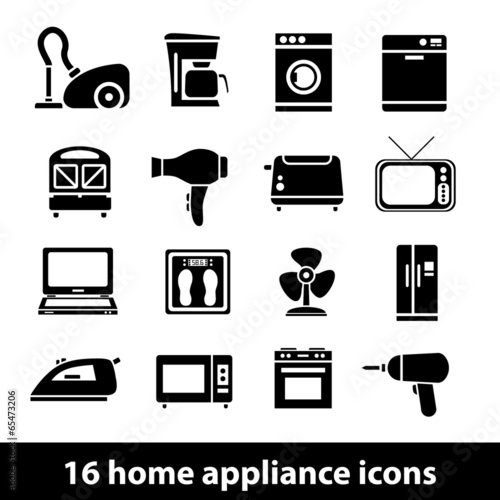 home appliance icons