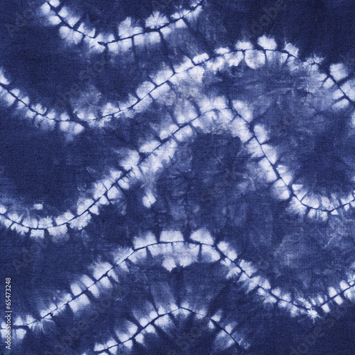 Obraz na płótnie Material dyed batik. Shibori