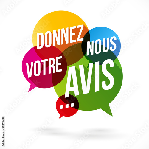 Donnez-nous votre avis