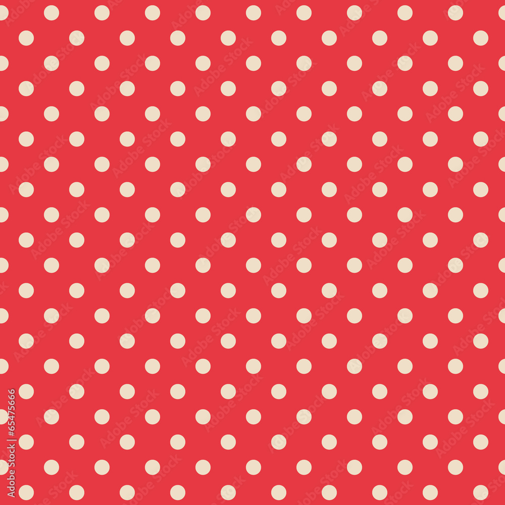 Seamless background of polka dot pattern