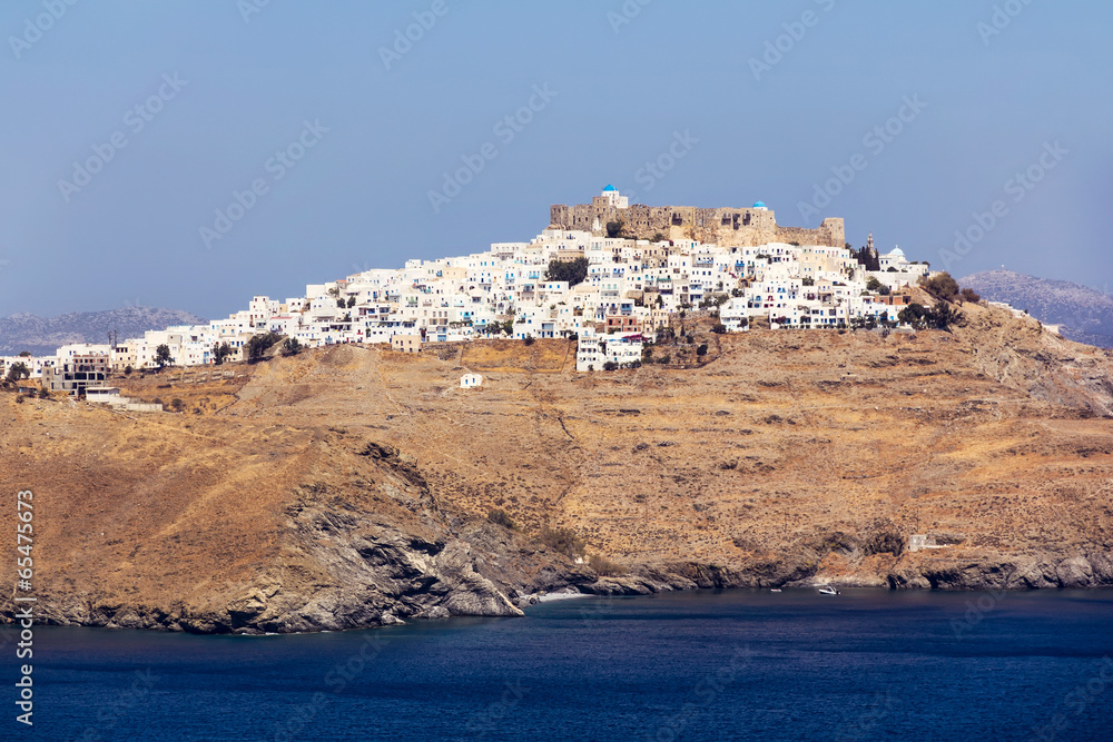 Fototapeta premium Astypalea island, Greece, main village