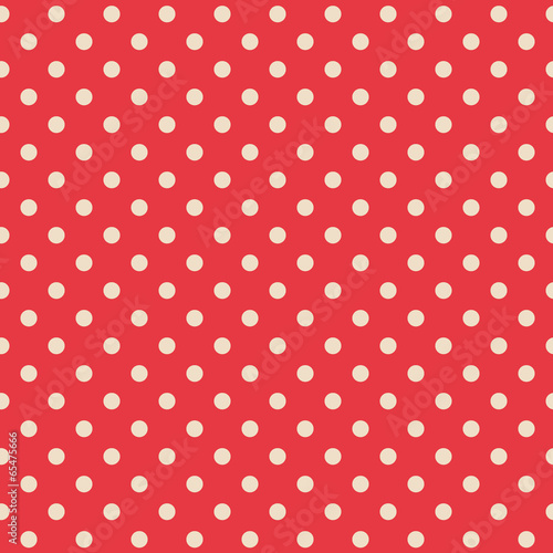 Seamless background of polka dot pattern