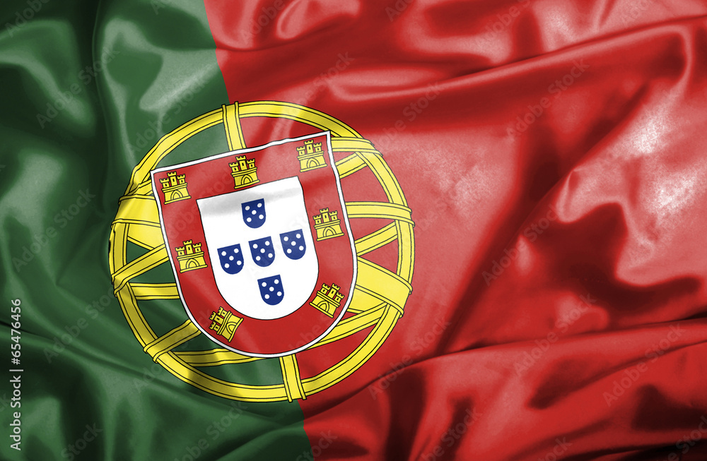 Portugal waving flag Portugal waving flag
