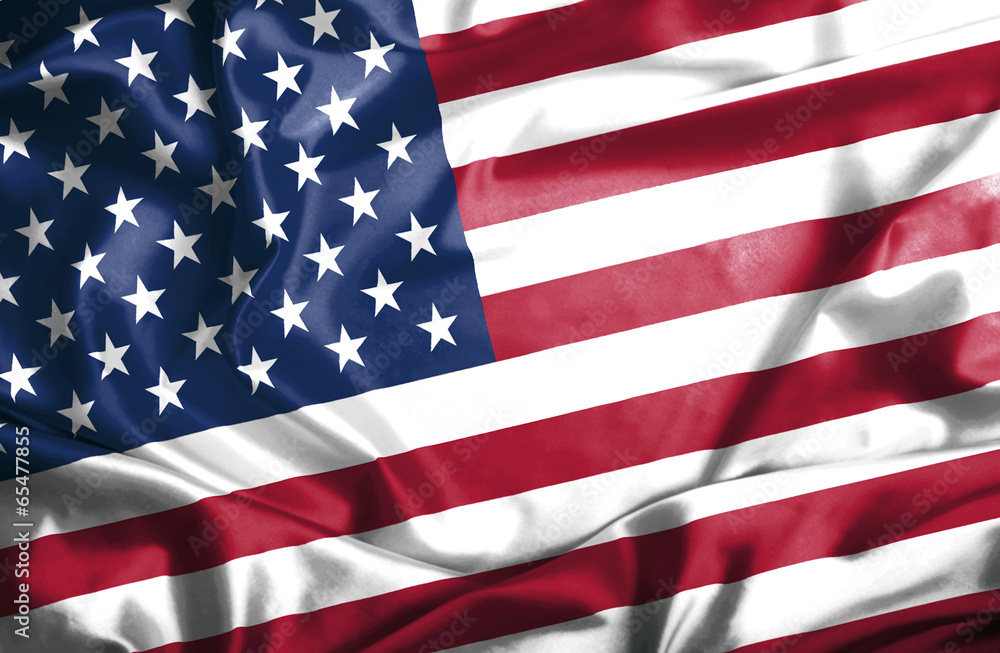 United States of America waving flag United States of America waving flag
