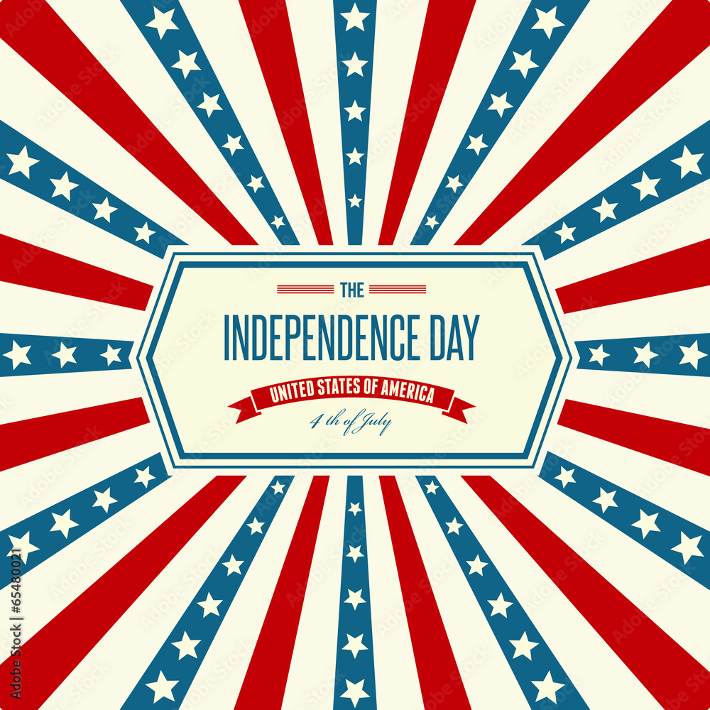 American Independence Day  Patriotic background