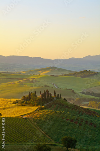 Countryside, San Quirico d`Orcia , Tuscany, Italy