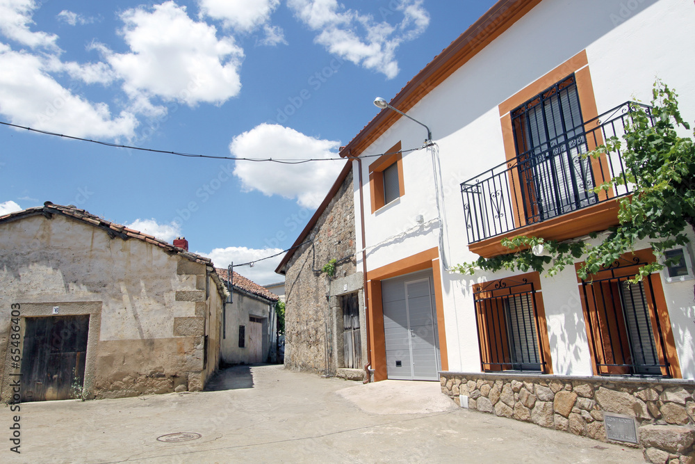 Calle de Guijo de Granadilla, Cáceres, España