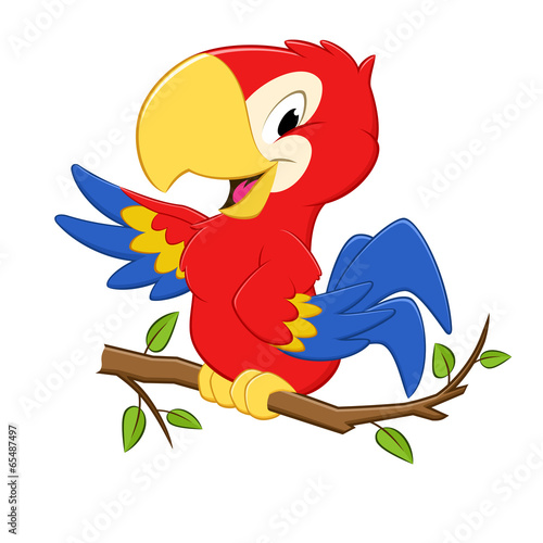 Cartoon Parrot