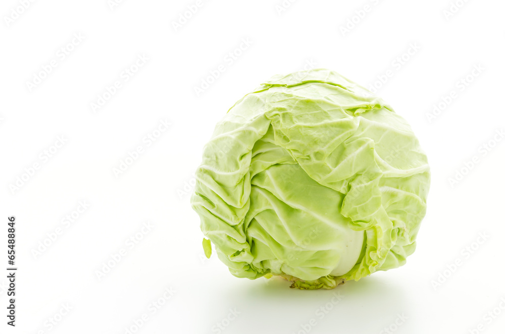 Cabbage isolated on white