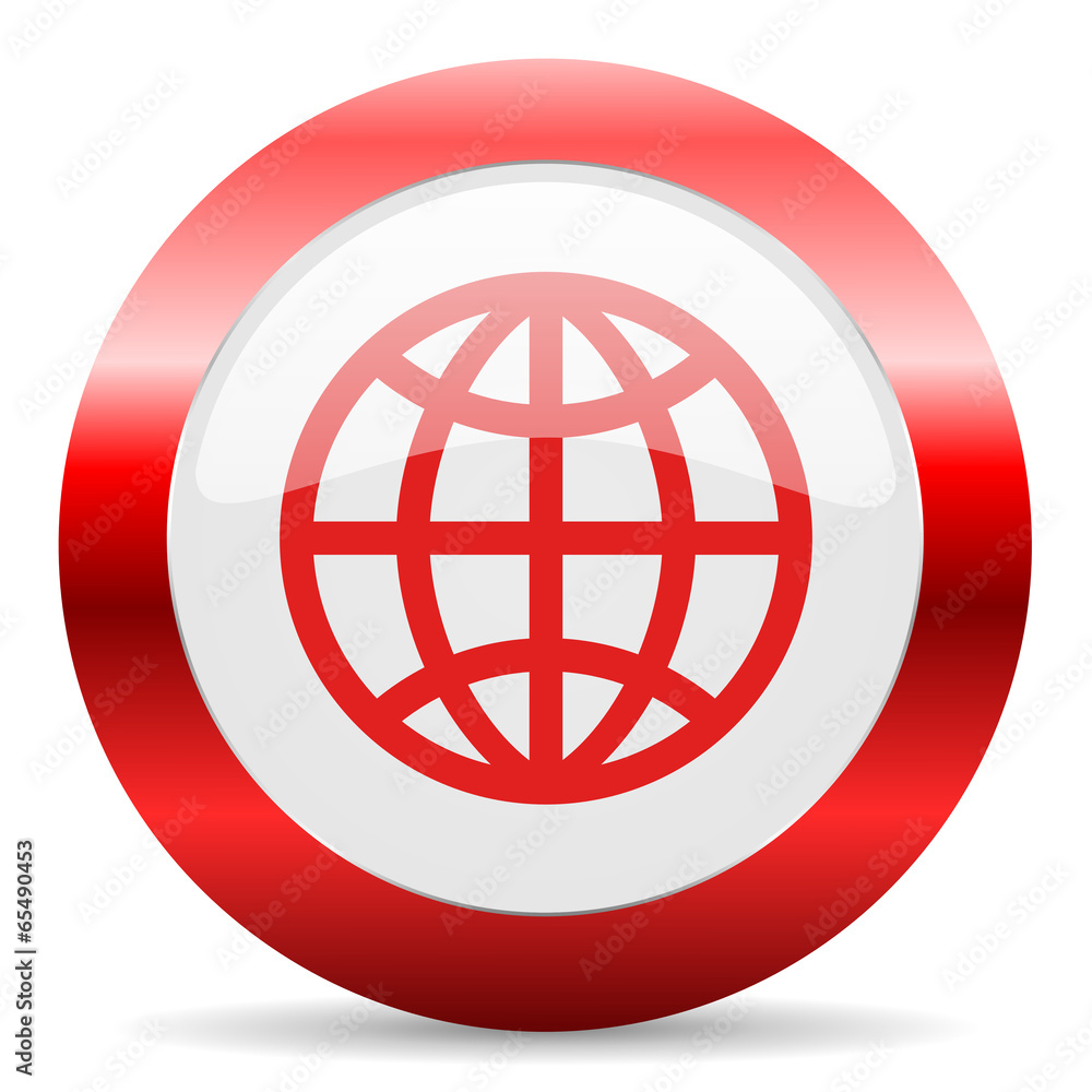 earth glossy web icon earth glossy web icon
