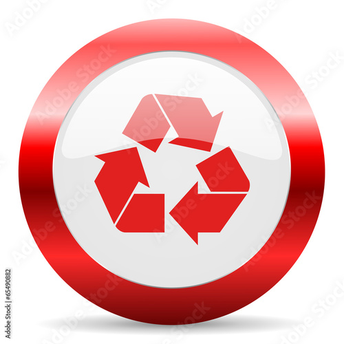 recycle glossy web icon