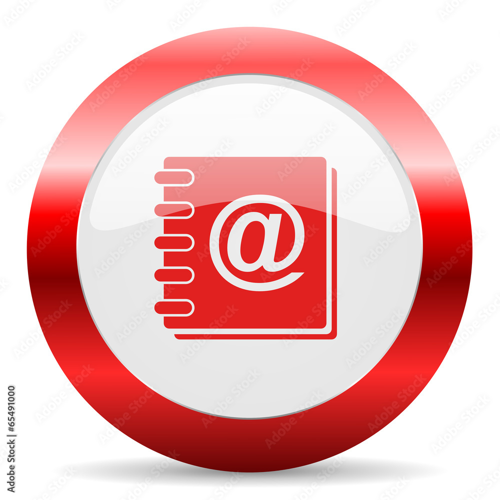 address book glossy web icon address book glossy web icon