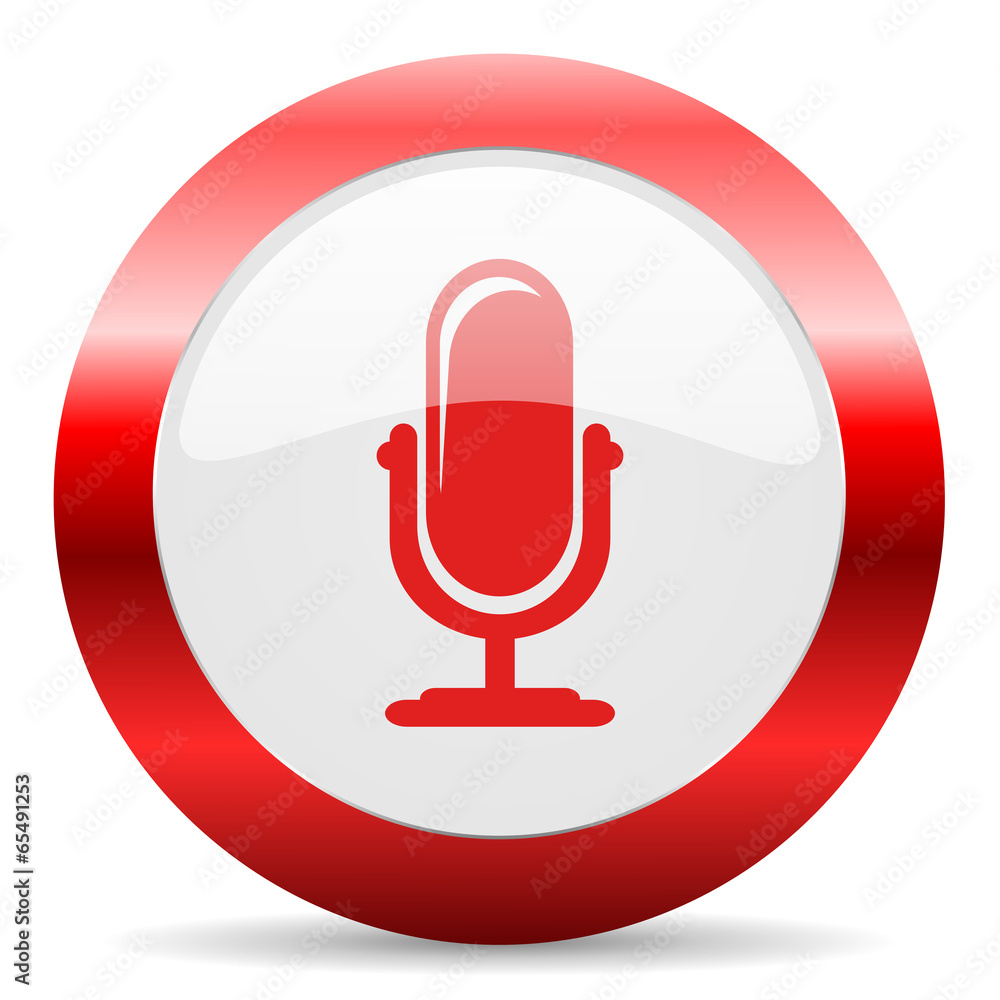 microphone glossy web icon microphone glossy web icon
