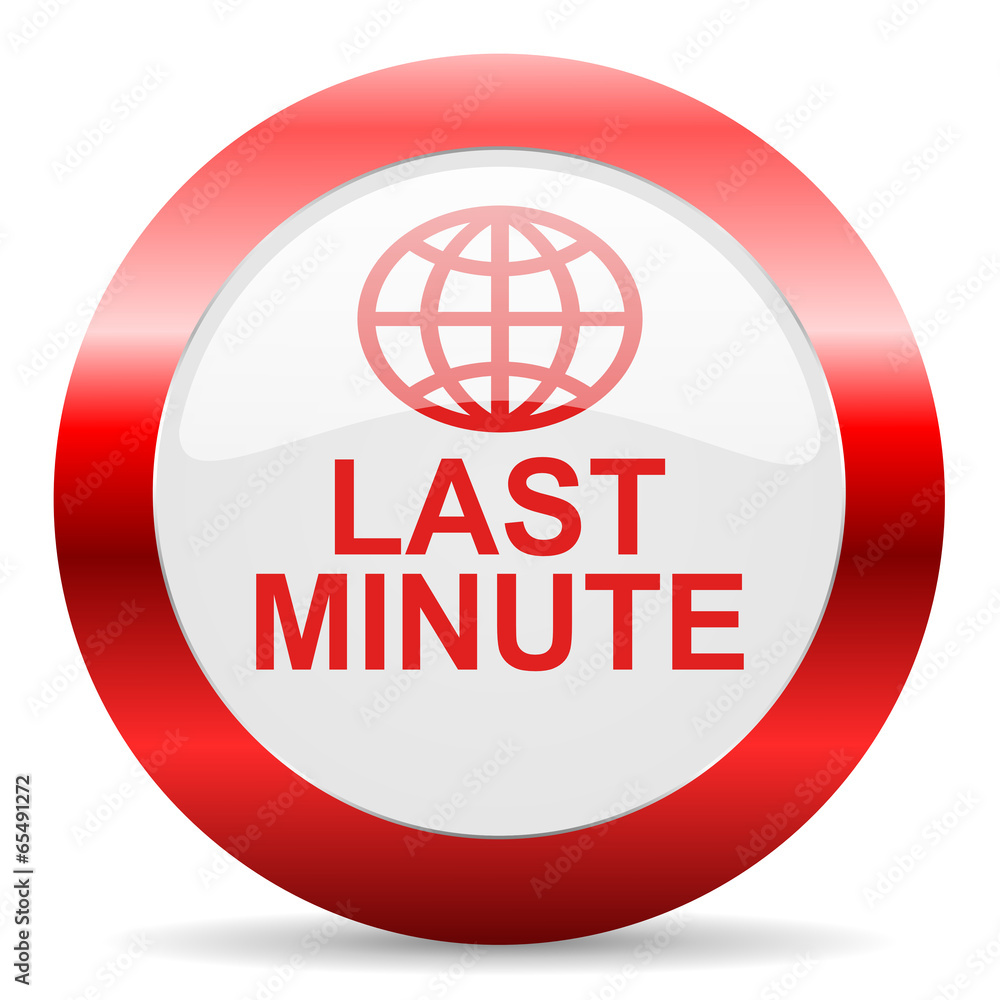 last minute glossy web icon last minute glossy web icon