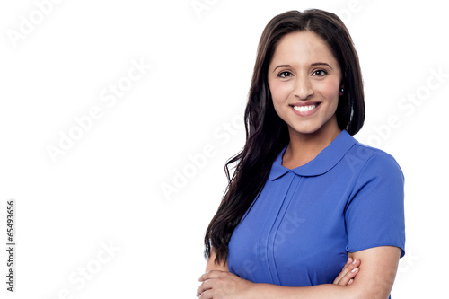 Confident attractive casual woman © stockyimages