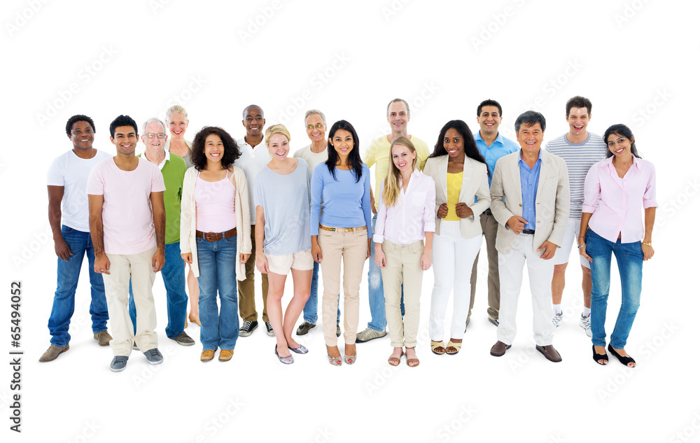 Obraz premium Group of casual people