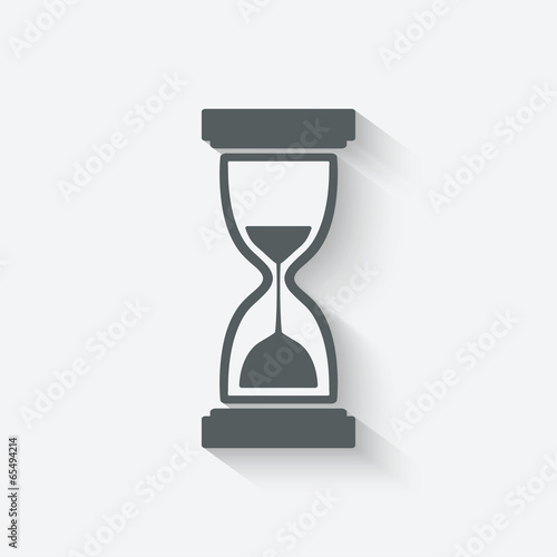 hourglass time icon