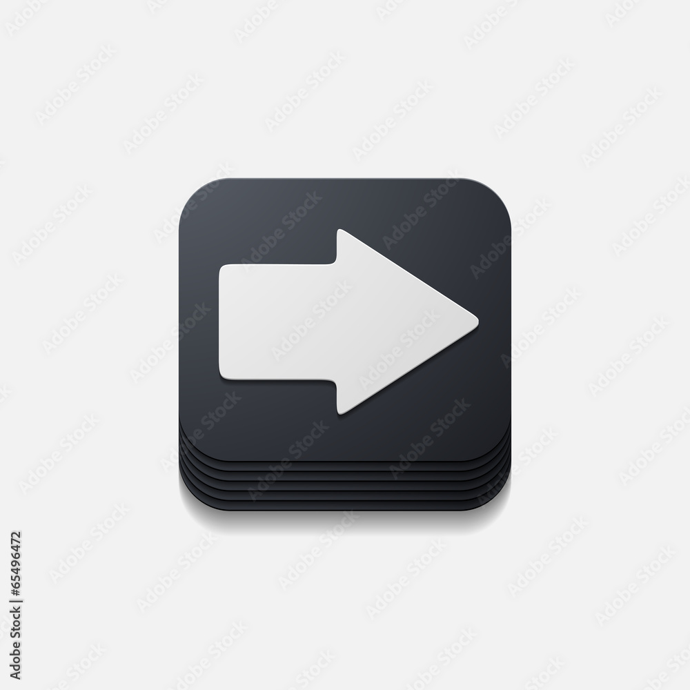 square button: arrow square button: arrow