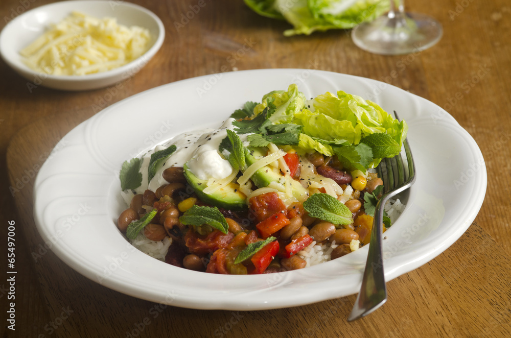 Mexican chilli beans Mexican chilli beans