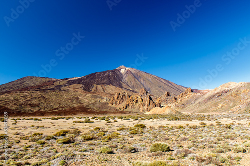 The volcano Teide and  National Park  Tenerife  Spain