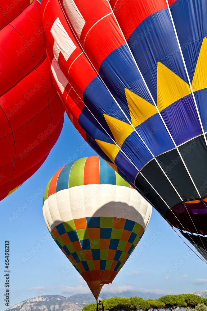 Fototapeta premium Mongolfiera, Paestum (Sa)