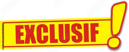 étiquette exclusif