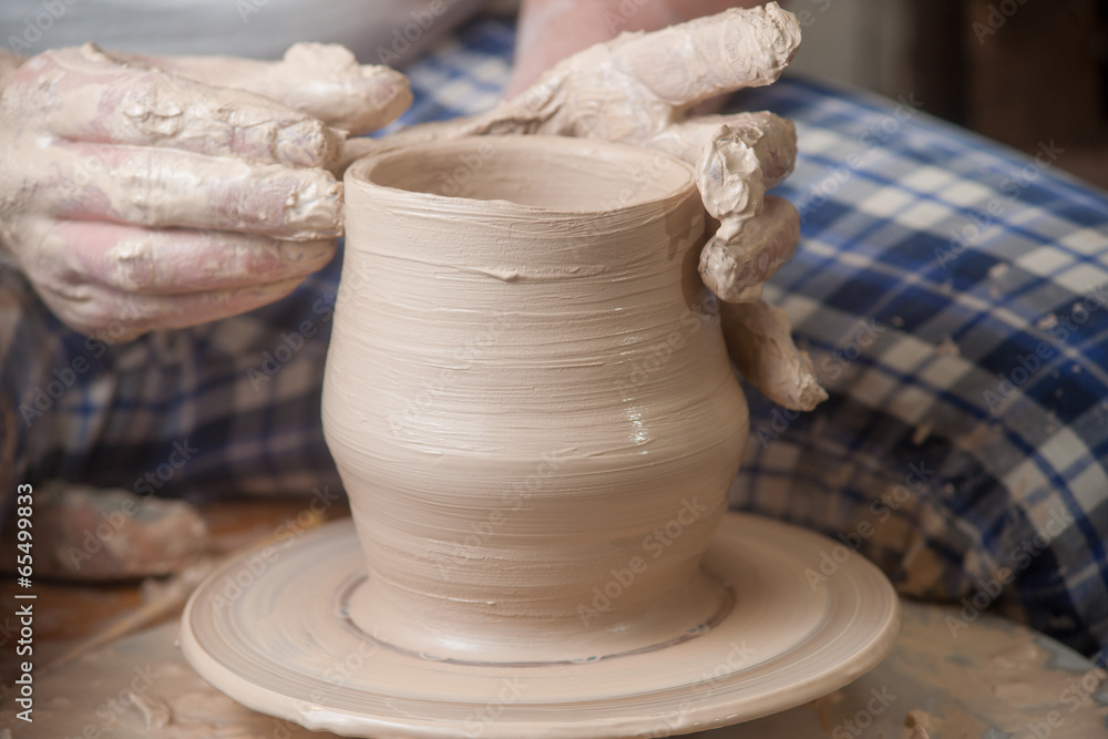Hands of a potter Hands of a potter