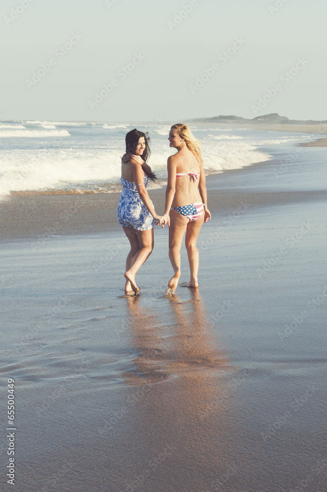 Lesbians At The Beach