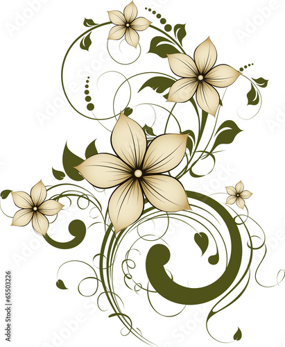 Abstract floral background