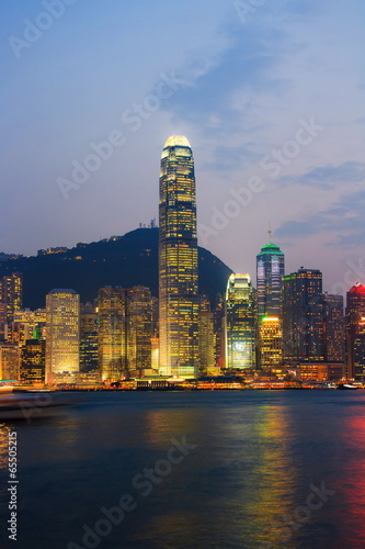Skyscrapers and embankment of the modern city of China © tvorecxtra