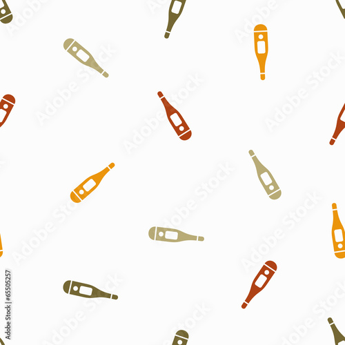seamless background: thermometer
