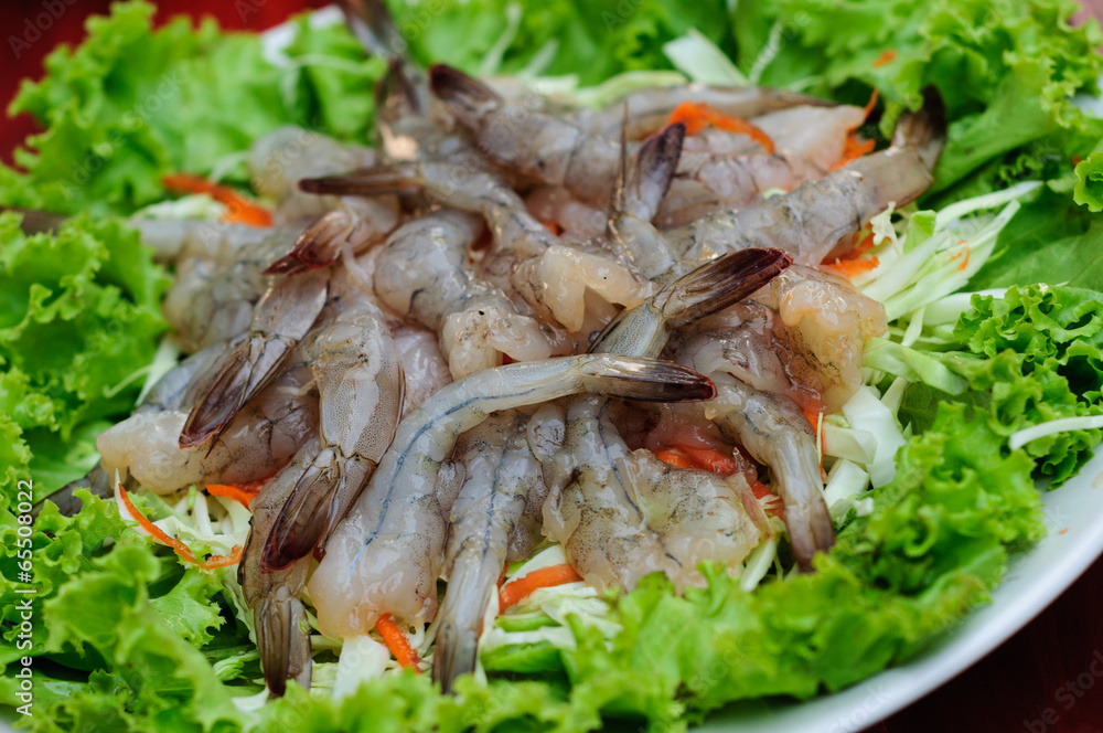 shrimp in fish sauce,hot and spicy