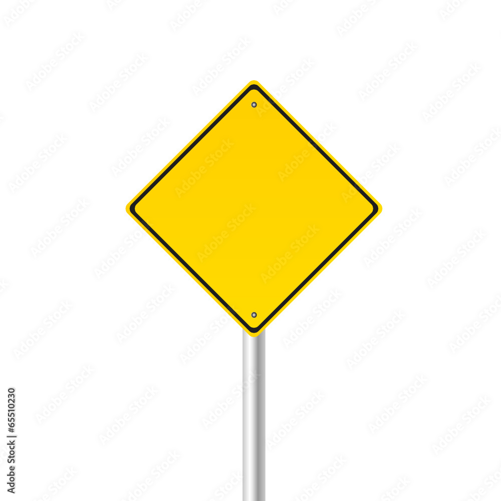 yellow traffic sign vector yellow traffic sign vector
