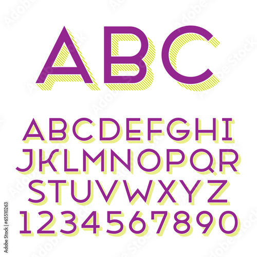 Handmade sans-serif font