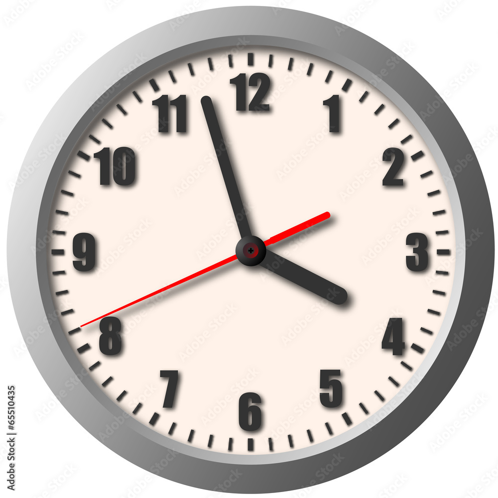 Wall mounted digital clock. Wall mounted digital clock.