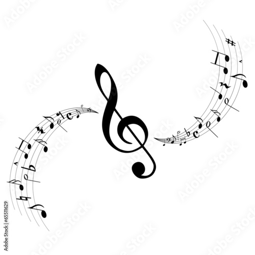 Notenschlüssel Noten Musik Vektor