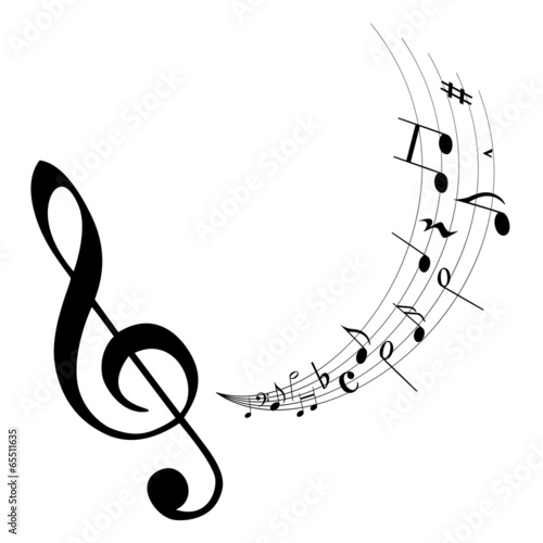 Notenschlüssel Noten Musik Vektor
