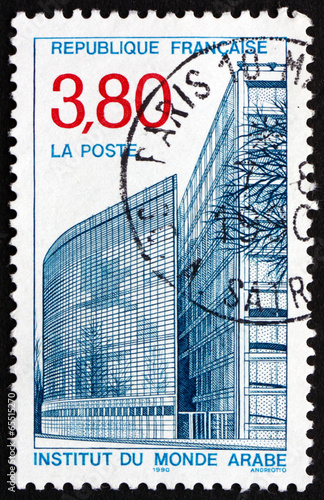 Postage stamp France 1990 Arab World Institute photo