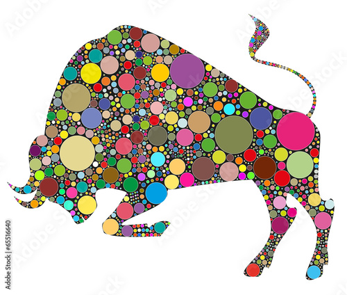 toro composta da colori