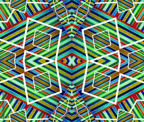 Colorful Geometric Abstract Pattern