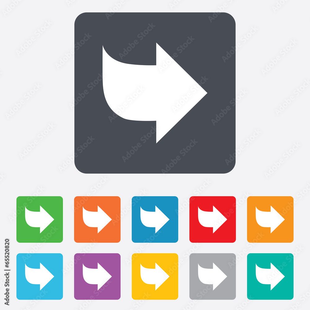 Arrow sign icon. Next button. Navigation symbol Arrow sign icon. Next button. Navigation symbol