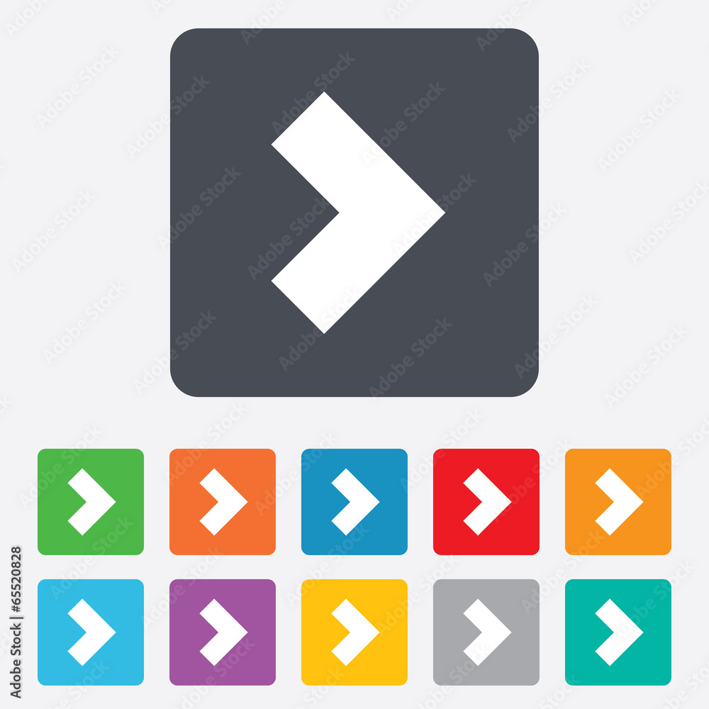 Arrow sign icon. Next button. Navigation symbol Arrow sign icon. Next button. Navigation symbol
