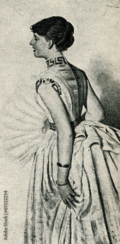 Bride (Narzeczona) by Jacek Malczewski, ca 1885 photo