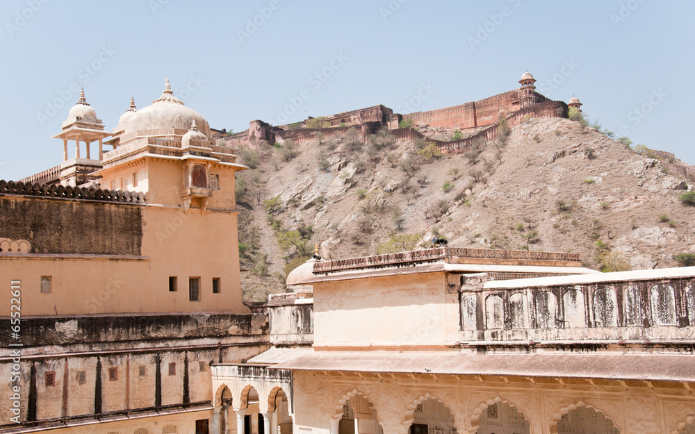 fort amber in india - rajasthan - jaipur