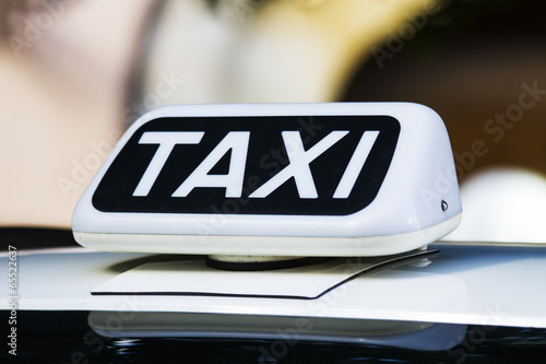 Taxi sign