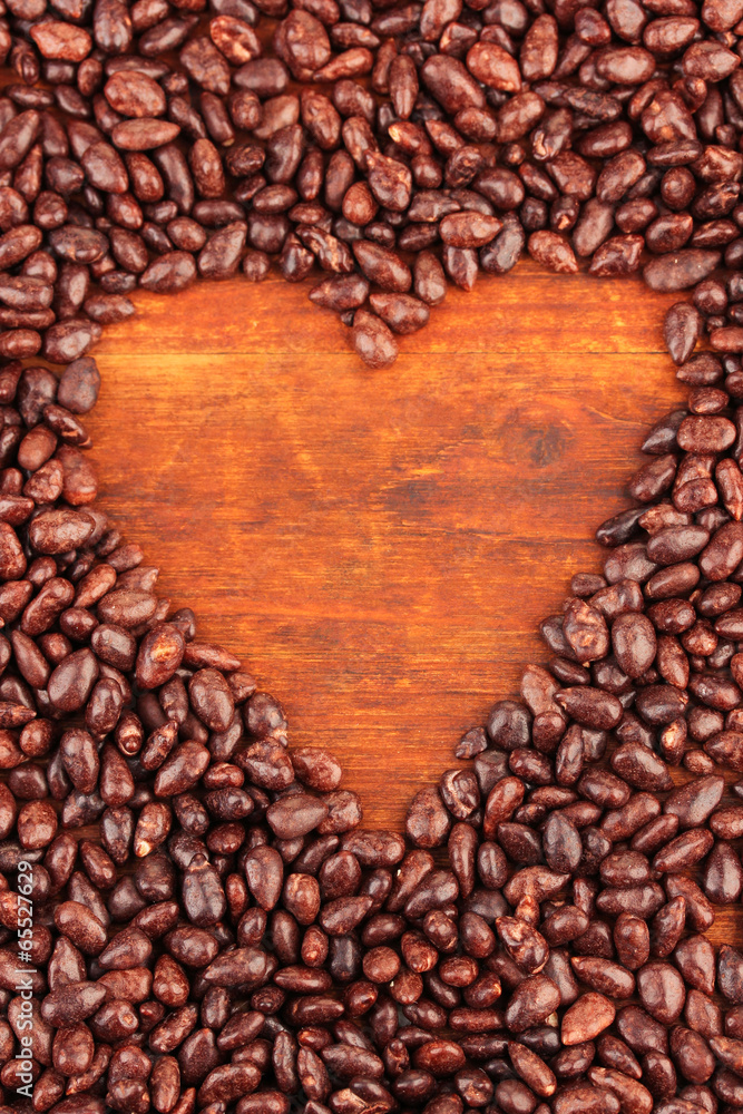 Heart of sunflower grains in chocolate, Heart of sunflower grains in chocolate,