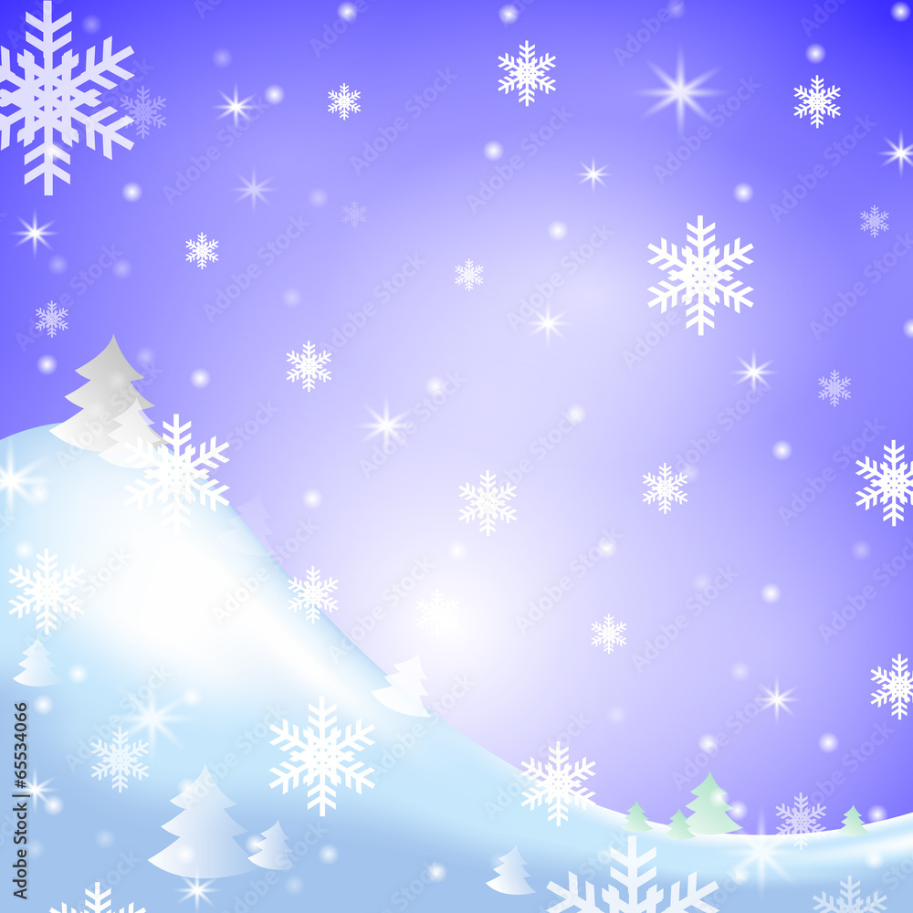 falling snow on the gray background - vector image falling snow on the gray background - vector image